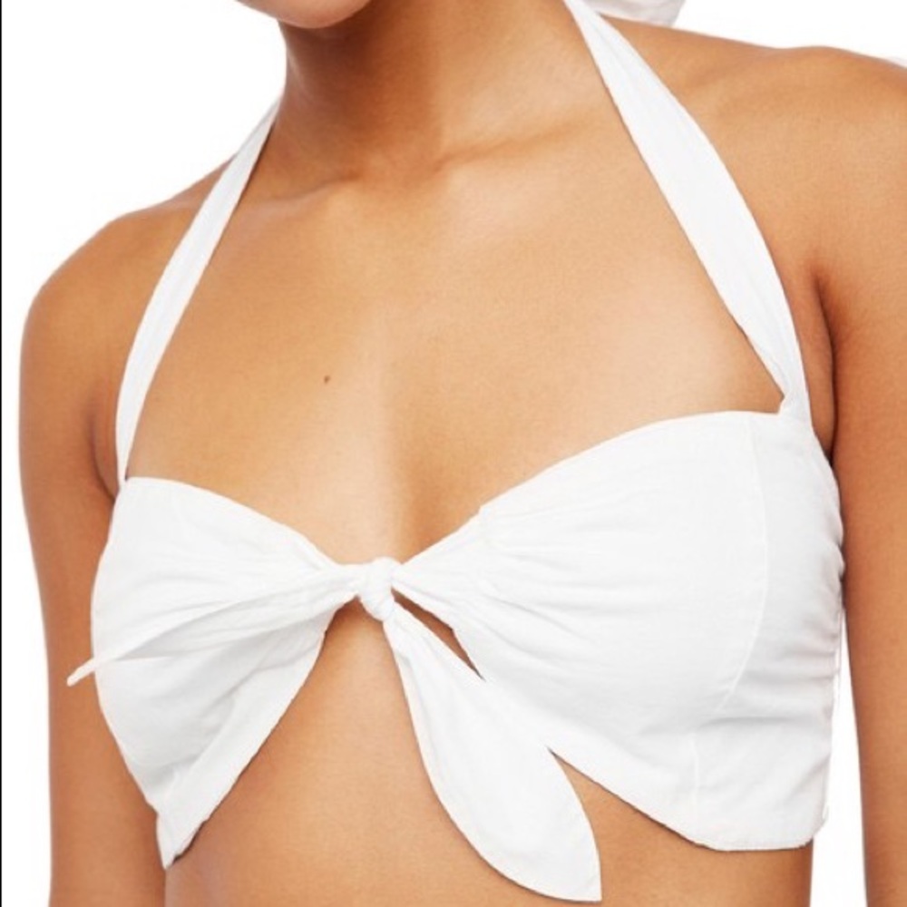 Free People White Ventura Bandeau